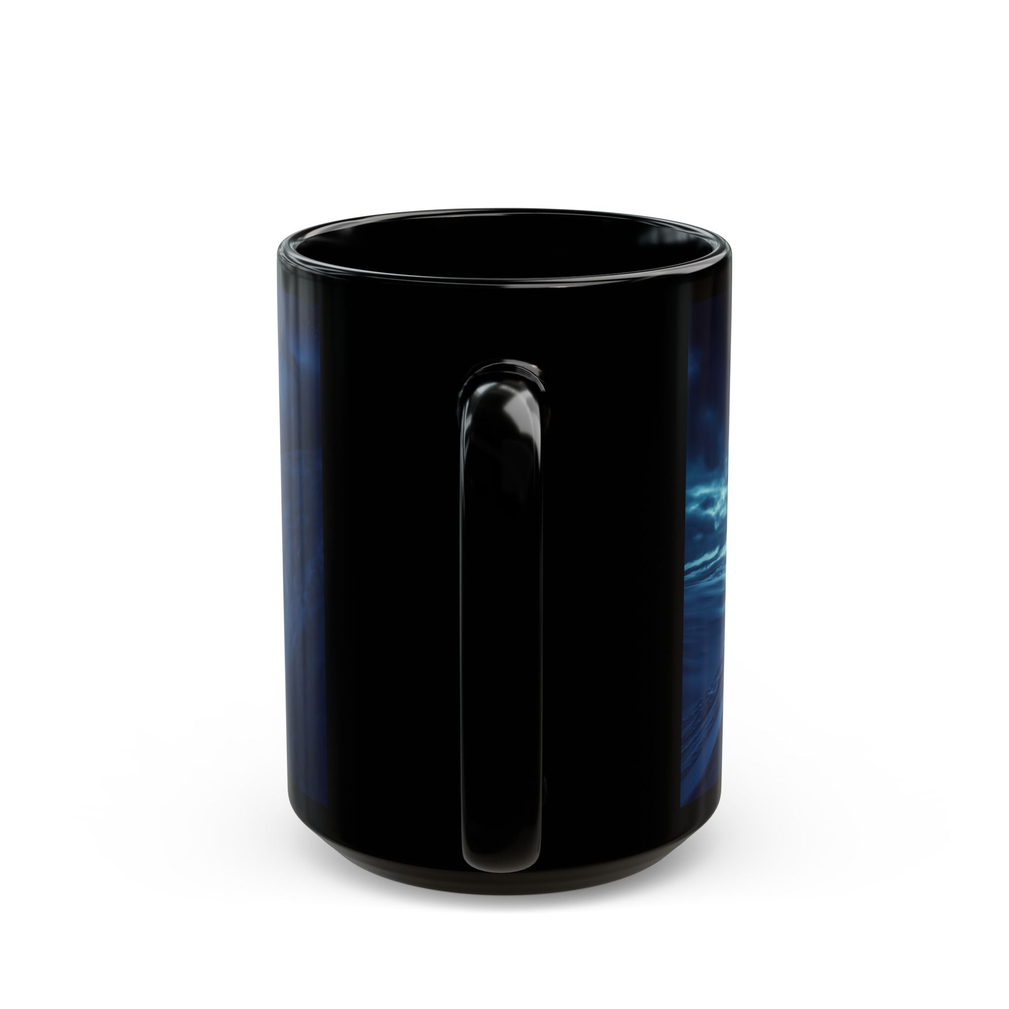 On The Edge of Sundown Black Mug (11oz, 15oz) - Snowmobile - DC0251